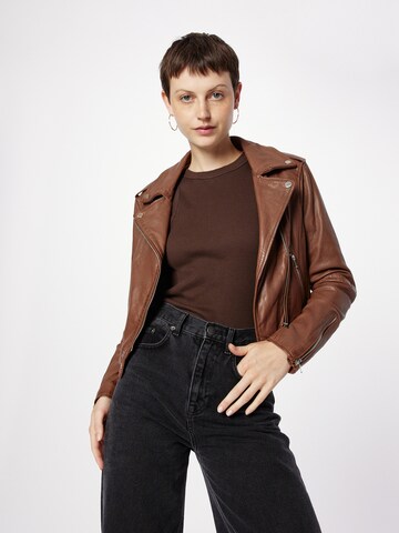 OAKWOOD Jacke 'KYOTO' in Braun: Vorderseite
