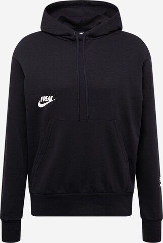 NIKE Athletic Sweatshirt in Black: front