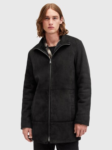 Cappotto di mezza stagione di AllSaints in nero: frontale