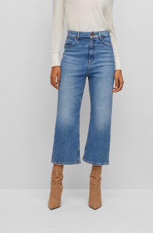 BOSS Bootcut Jeans in Blau: Vorderseite