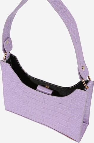 Nasty Gal Shoulder Bag in Purple: front