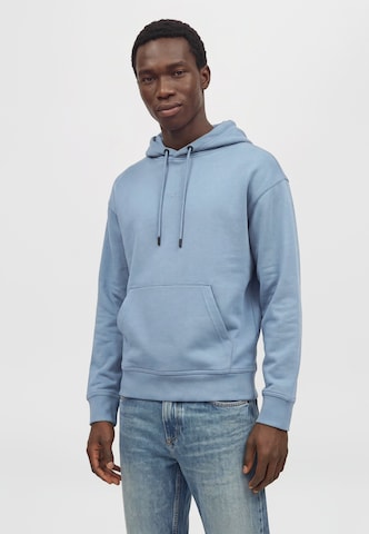 BOSS Sweatshirt 'WeSmallhood' in Blau: Vorderseite