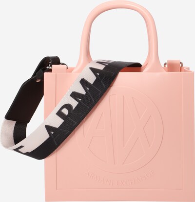 ARMANI EXCHANGE Håndtaske i rosé / sort / hvid, Produktvisning