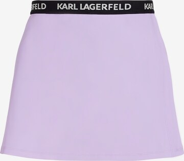 Karl Lagerfeld - Saia em roxo: frente