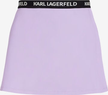Jupe Karl Lagerfeld en violet : devant