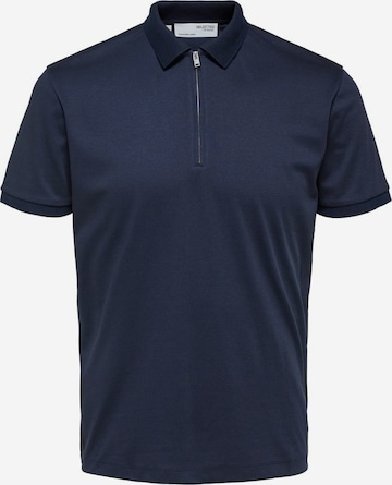 SELECTED HOMME Poloshirt 'Fave' in Blau: predná strana