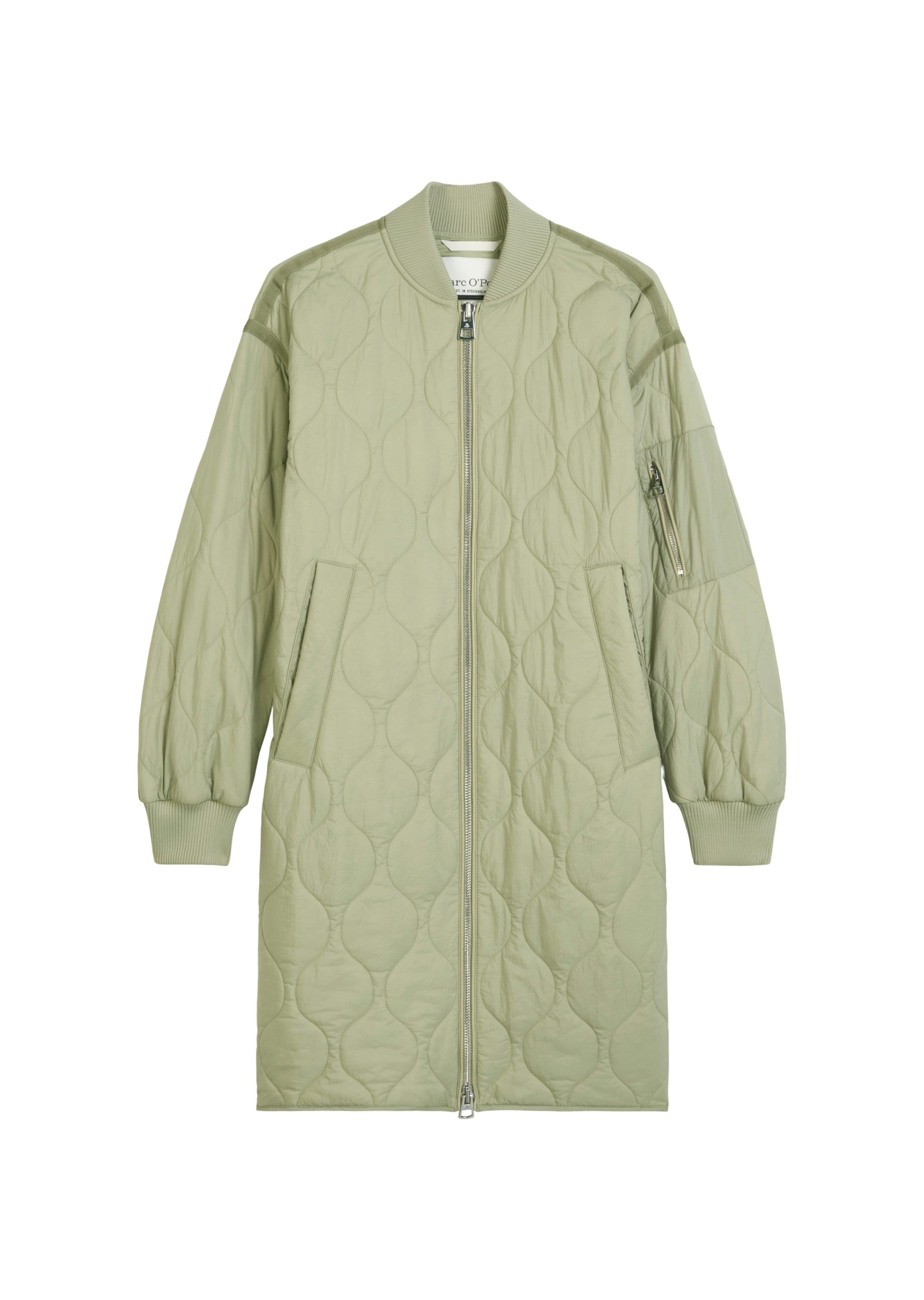 Marc O'Polo Mantel in hellgrün, Produktansicht