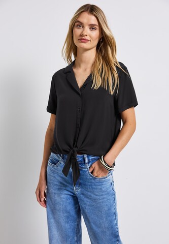 STREET ONE Bluse in Schwarz: Vorderseite