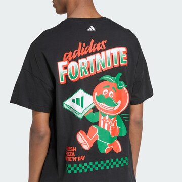 T-Shirt fonctionnel 'Adidas X Fortnite' ADIDAS SPORTSWEAR en noir