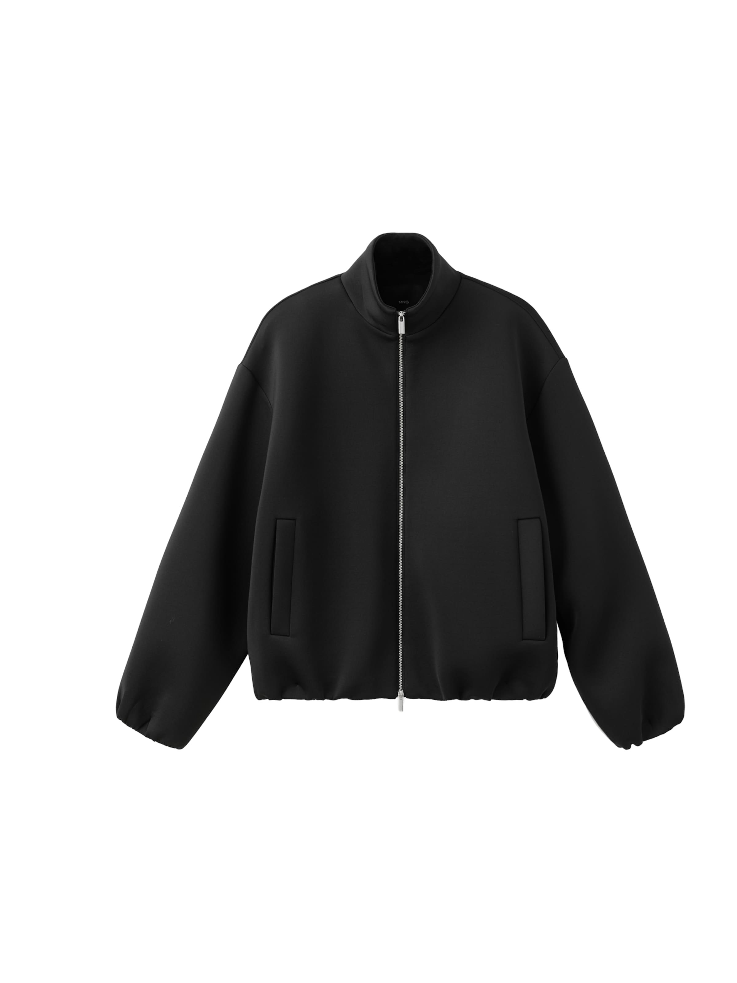 MANGO Jacke 'LUCKY' in Schwarz: Vorderseite