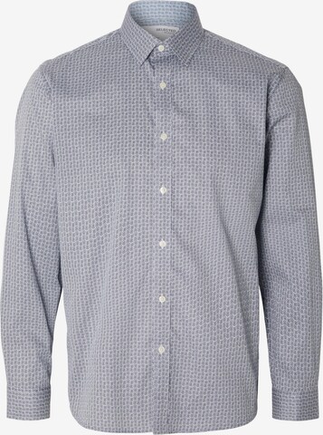 SELECTED HOMME Regular fit Button Up Shirt 'SOHO' in Blue: front