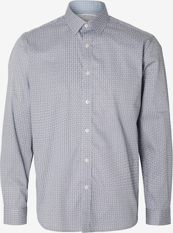 SELECTED HOMME Regular fit Button Up Shirt 'SOHO' in Blue: front