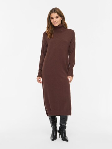 VILA Knit dress in Brown