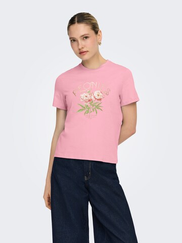 ONLY Shirt in Pink: front