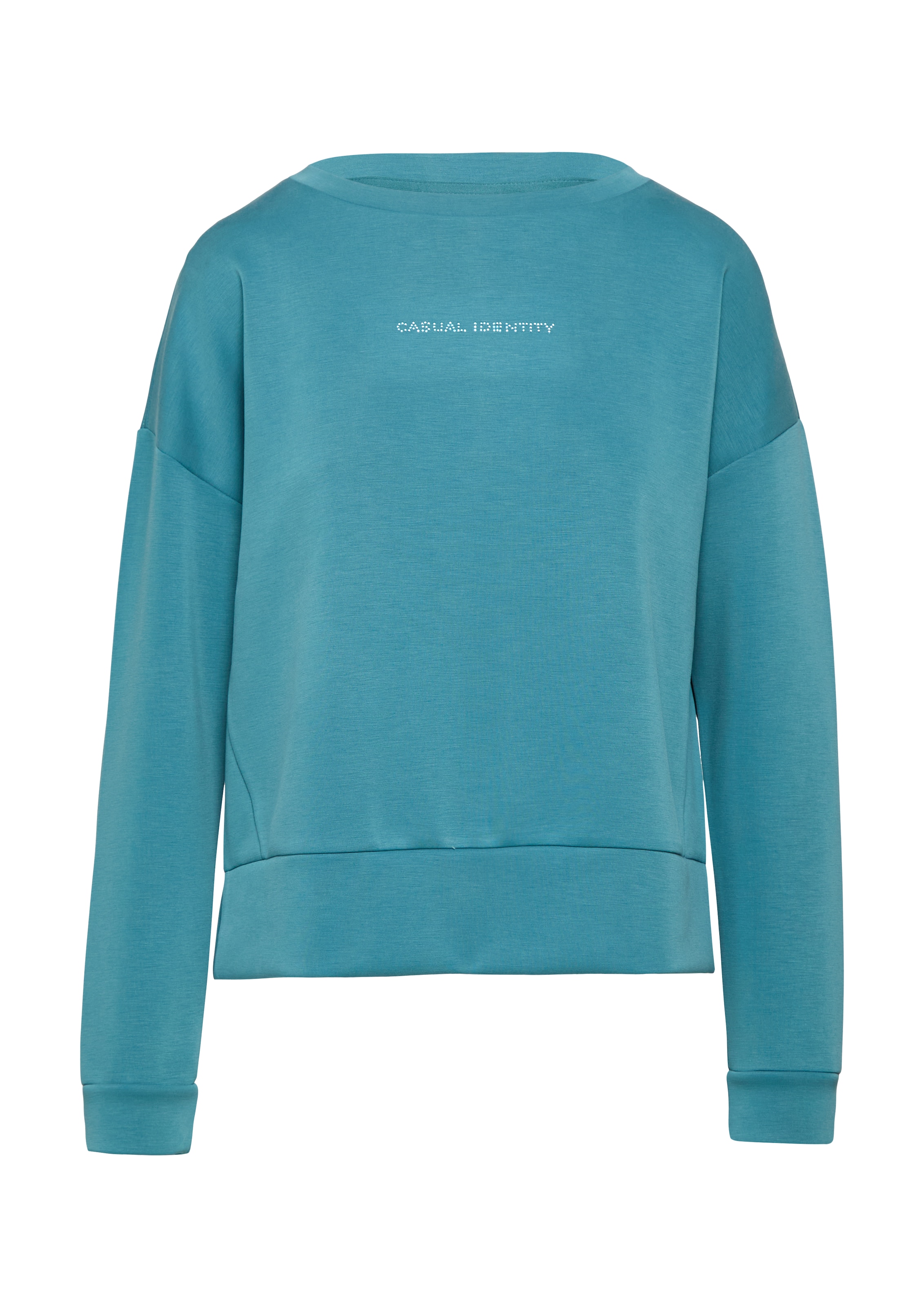 comma casual identity Sweatshirt in Blue: front