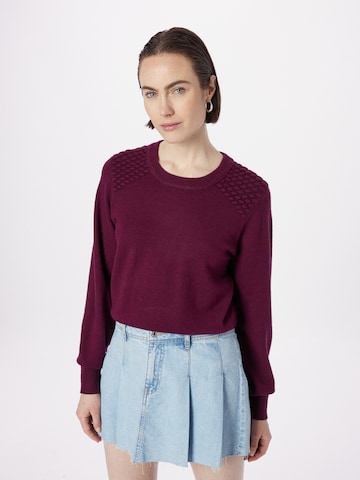 Pullover 'POPPY' di NÜMPH in lilla: frontale