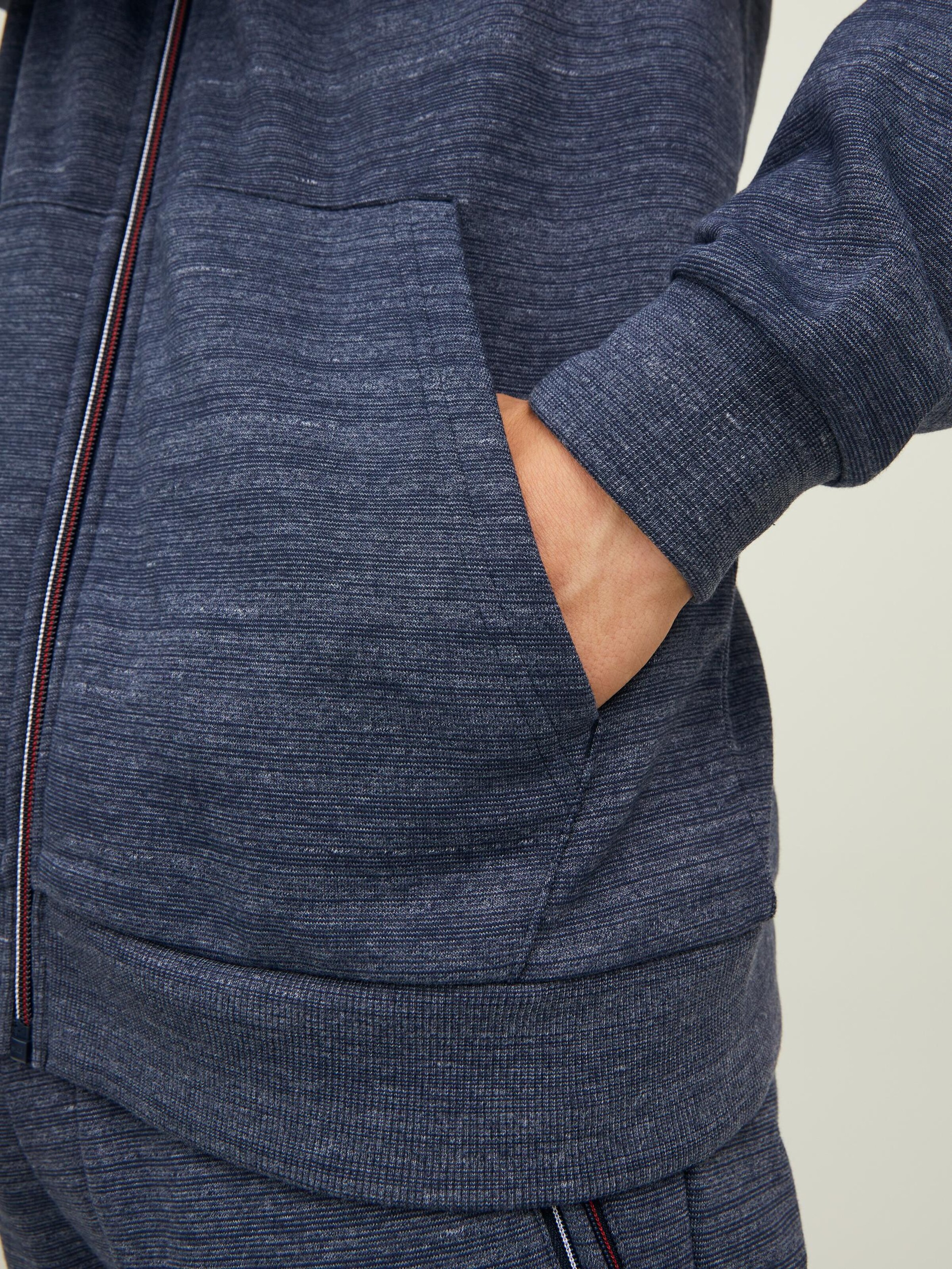 Männer Sweat JACK & JONES Sweatjacke 'BERG' in Navy - YE95480 Männer Sweat JACK & JONES Sweatjacke 'BERG' in Navy - YE95480
