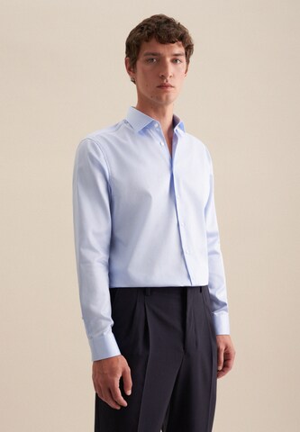 SEIDENSTICKER Regular fit Business shirt in Blue: front