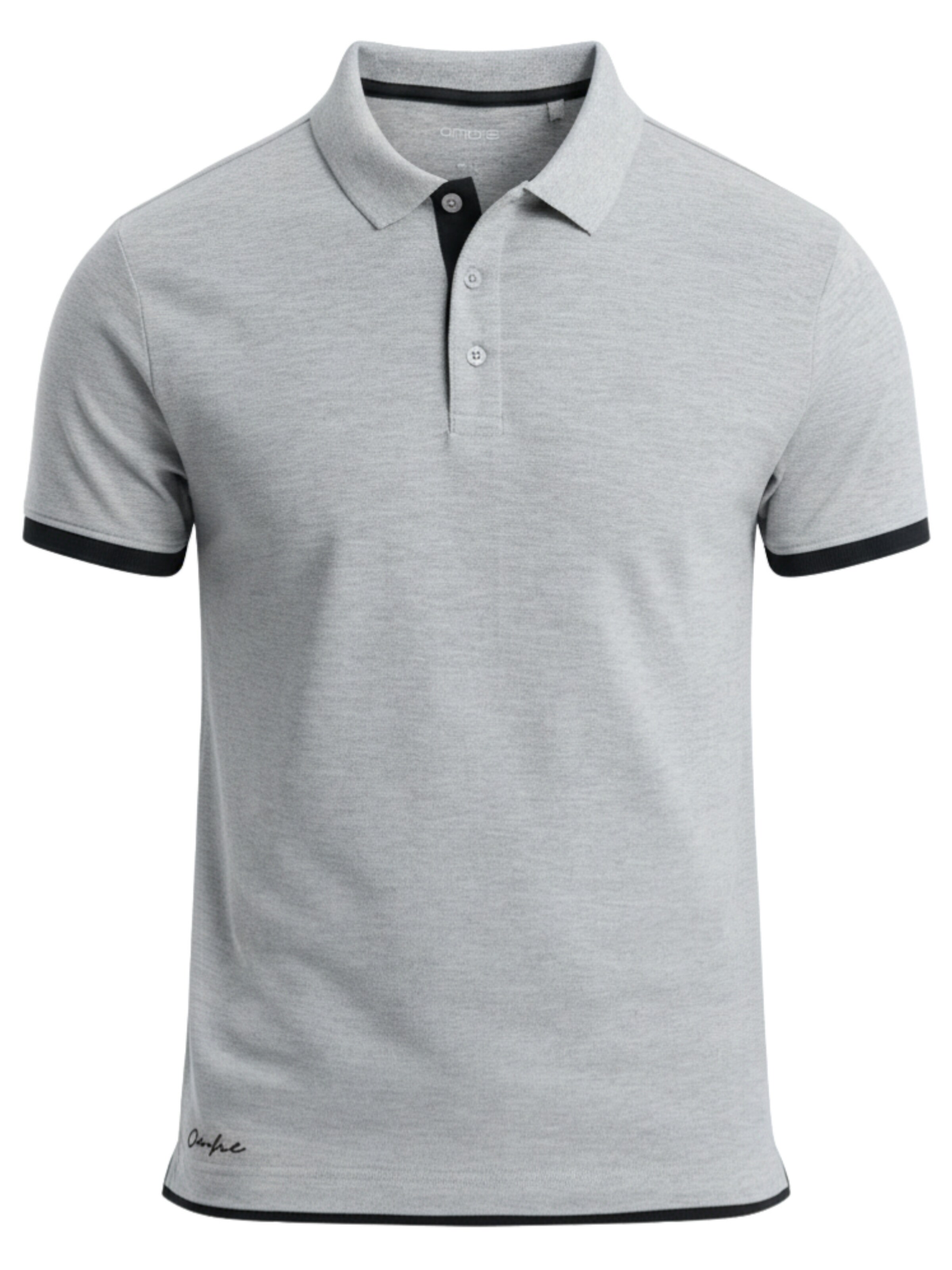 Ombre Shirt in Grijs: voorkant