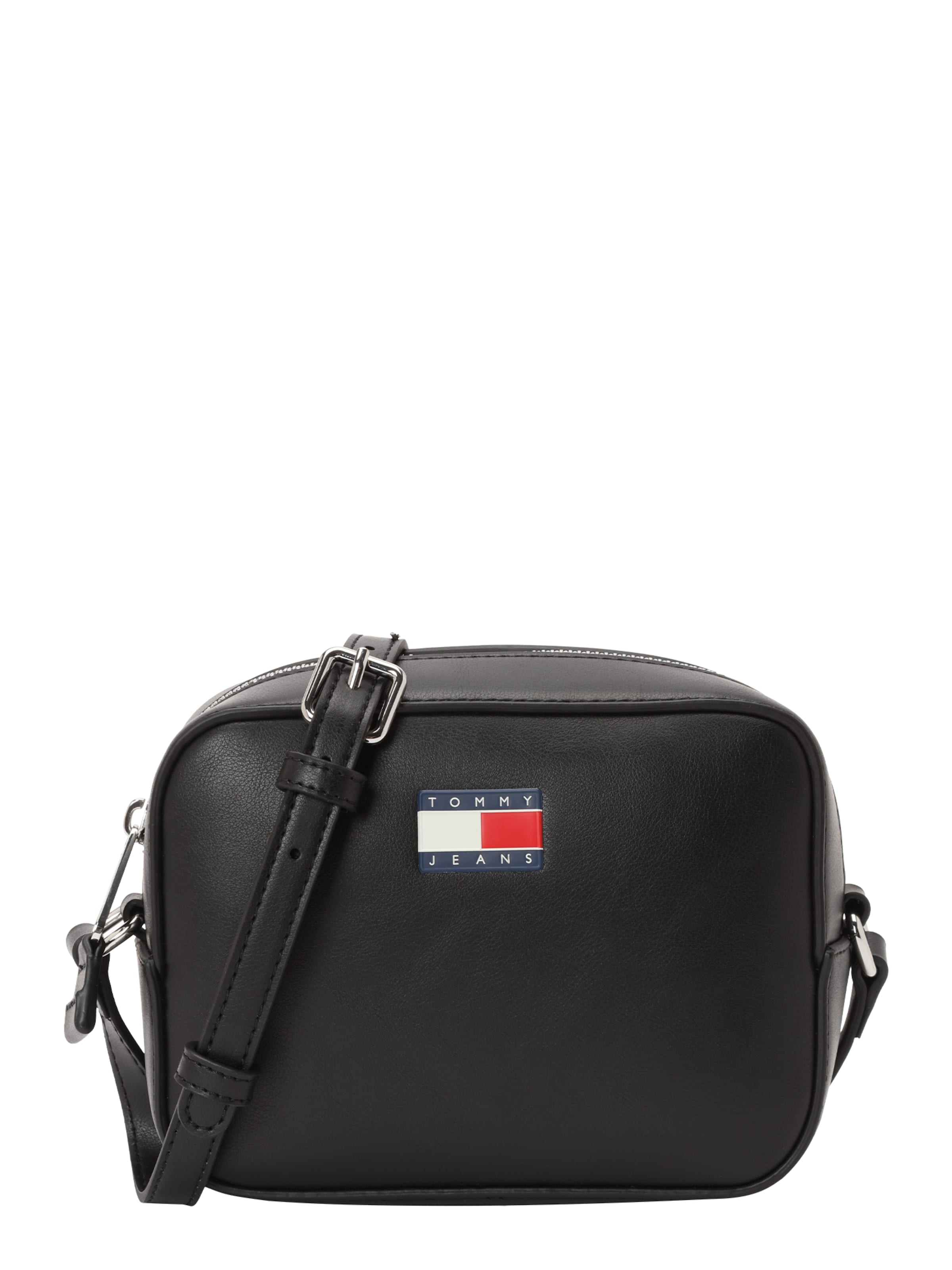 Tommy Jeans Schoudertas 'Ess Must' in Zwart: voorkant