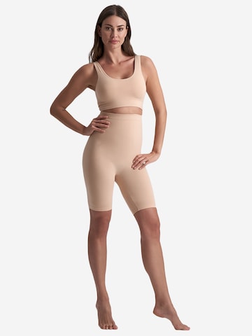 Bye Bra Shapingbroek 'Soft Touch Seamless High Waist Short' in Beige
