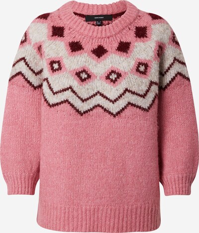 Vero Moda Tall Trui 'FAIRS' in de kleur Beige / Rosa / Bordeaux, Productweergave