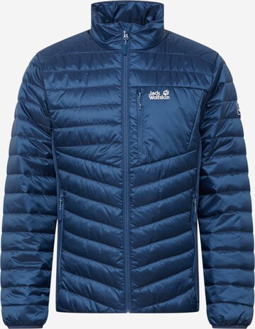 JACK WOLFSKIN Outdoorjas 'ROUTEBURN' in Blauw: voorkant