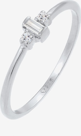 Bague ELLI PREMIUM en argent : devant