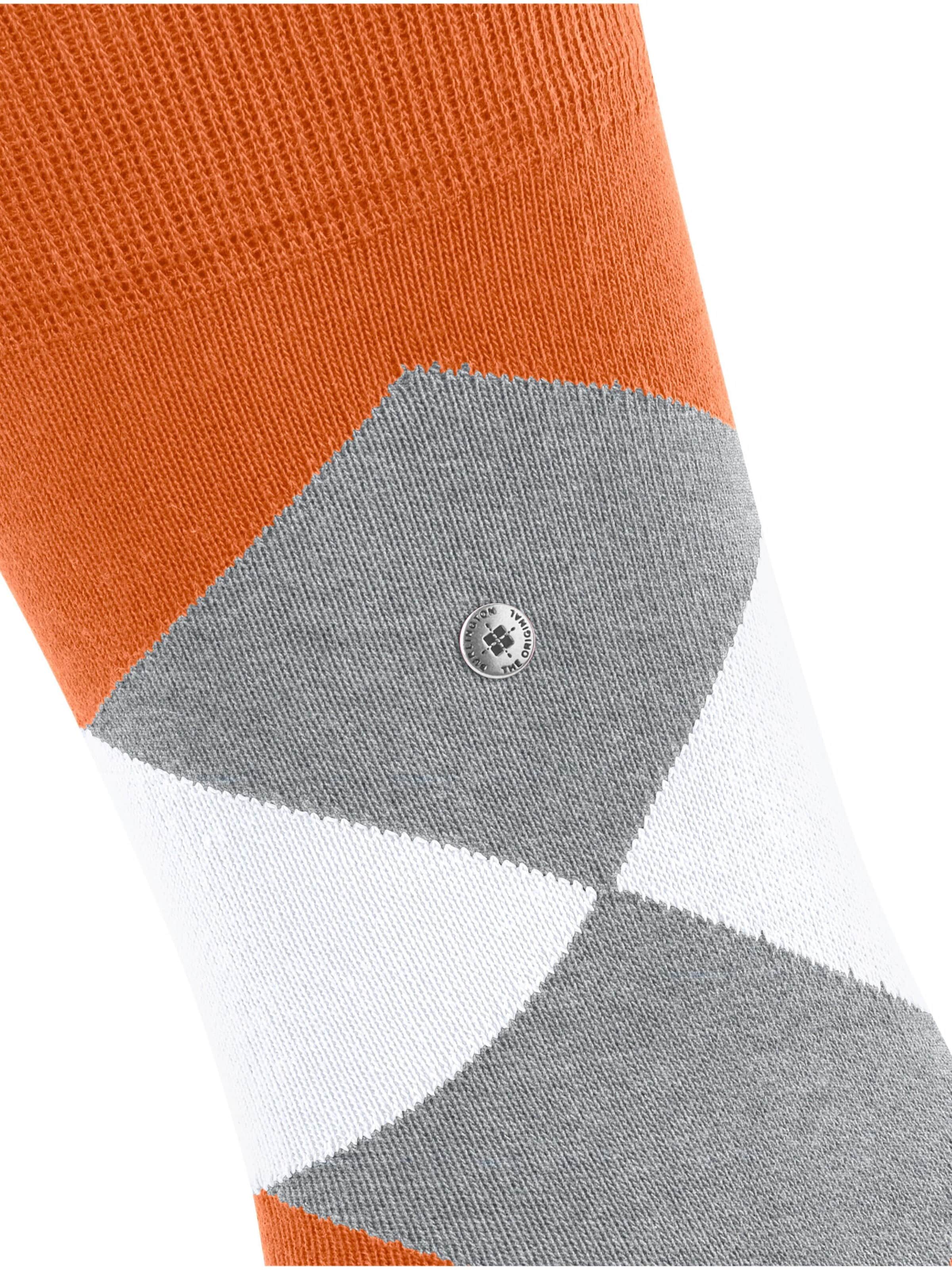 BURLINGTON Socks 'Clyde' in Orange: front