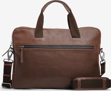 still Nordic Briefcase 'Clean Light Brief 1 Room' in Brown: front