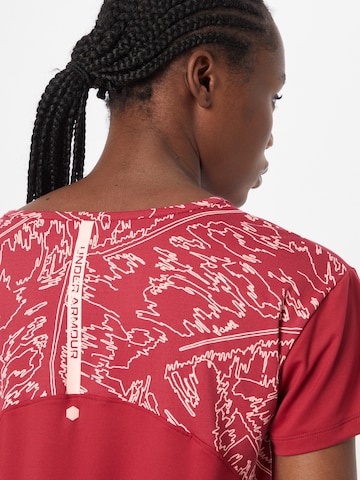 Maglia funzionale di UNDER ARMOUR in rosso