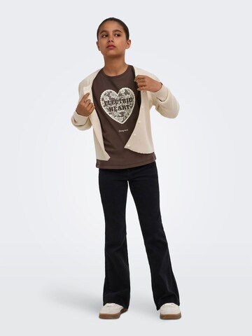 ONLY GIRLS Shirt 'KOGELLEN' in Bruin