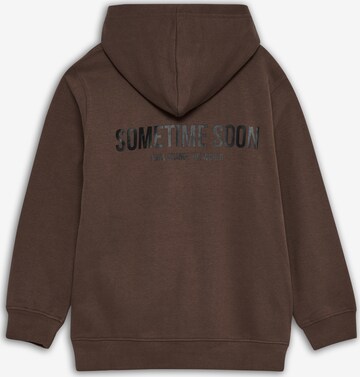 SOMETIME SOON Sweatshirt in Brown