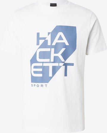 T-Shirt Hackett London en blanc : devant