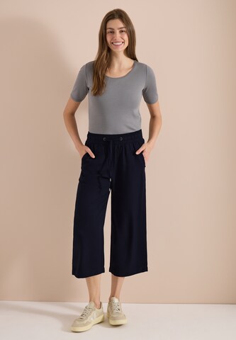 CECIL Wide leg Pants in Blue: front
