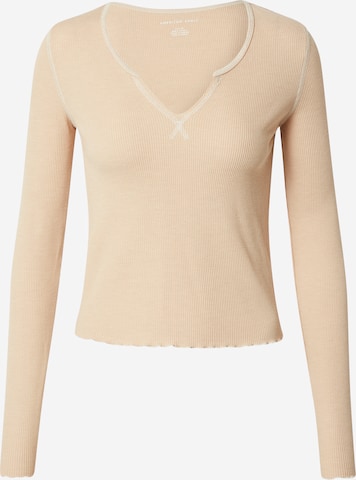 American Eagle - Camiseta en beige: frente