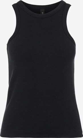 Y.A.S Top 'Miri' in Black: front