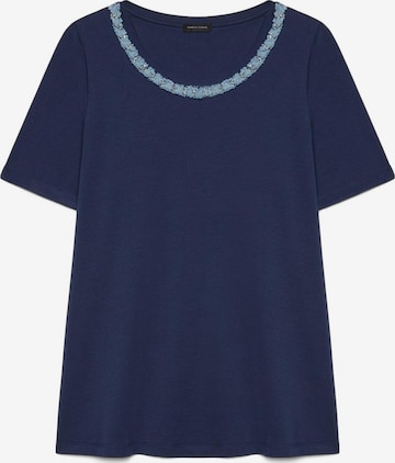T-shirt Fiorella Rubino en bleu : devant