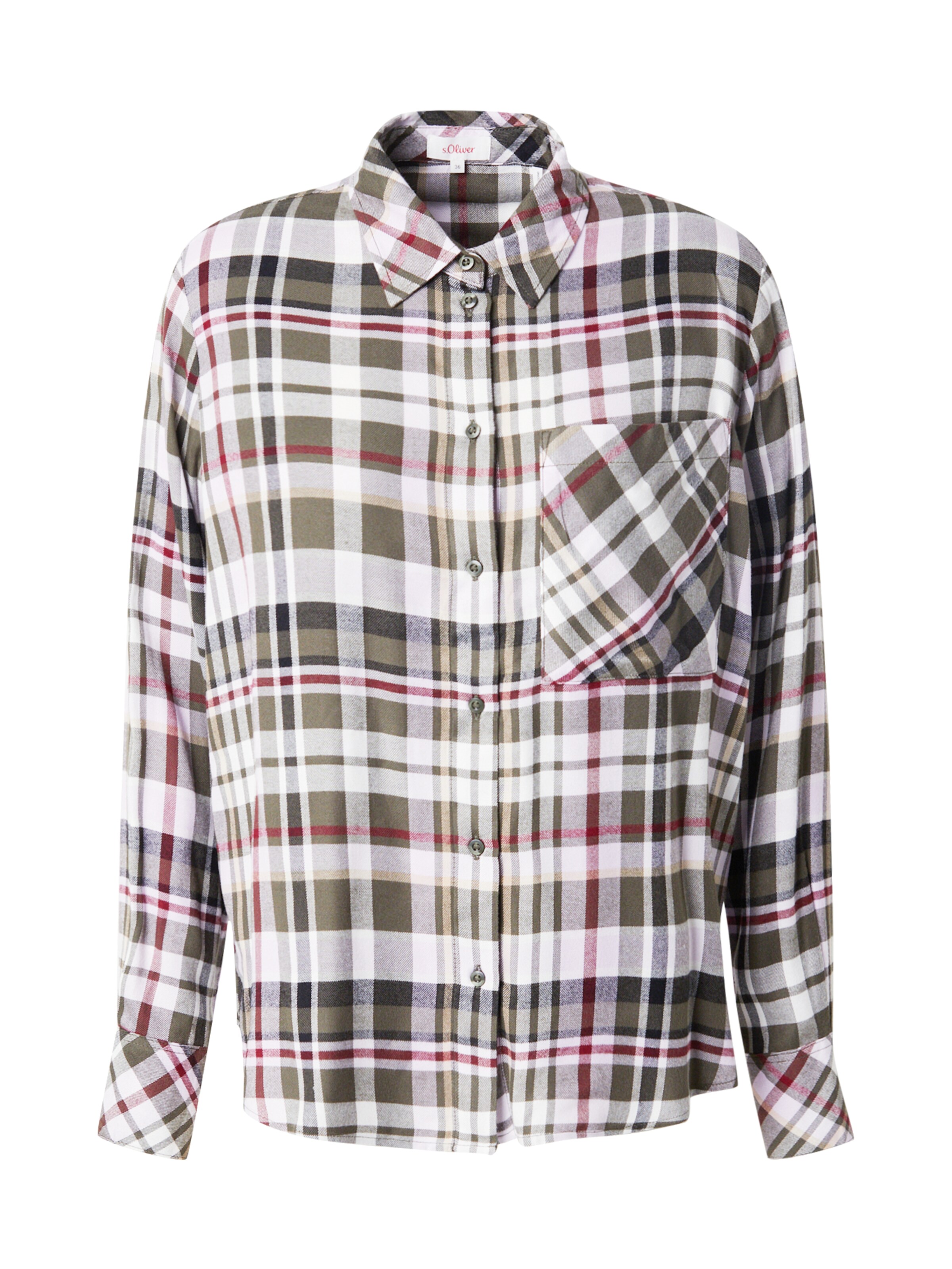 s.Oliver Bluse in Grün: Vorderseite