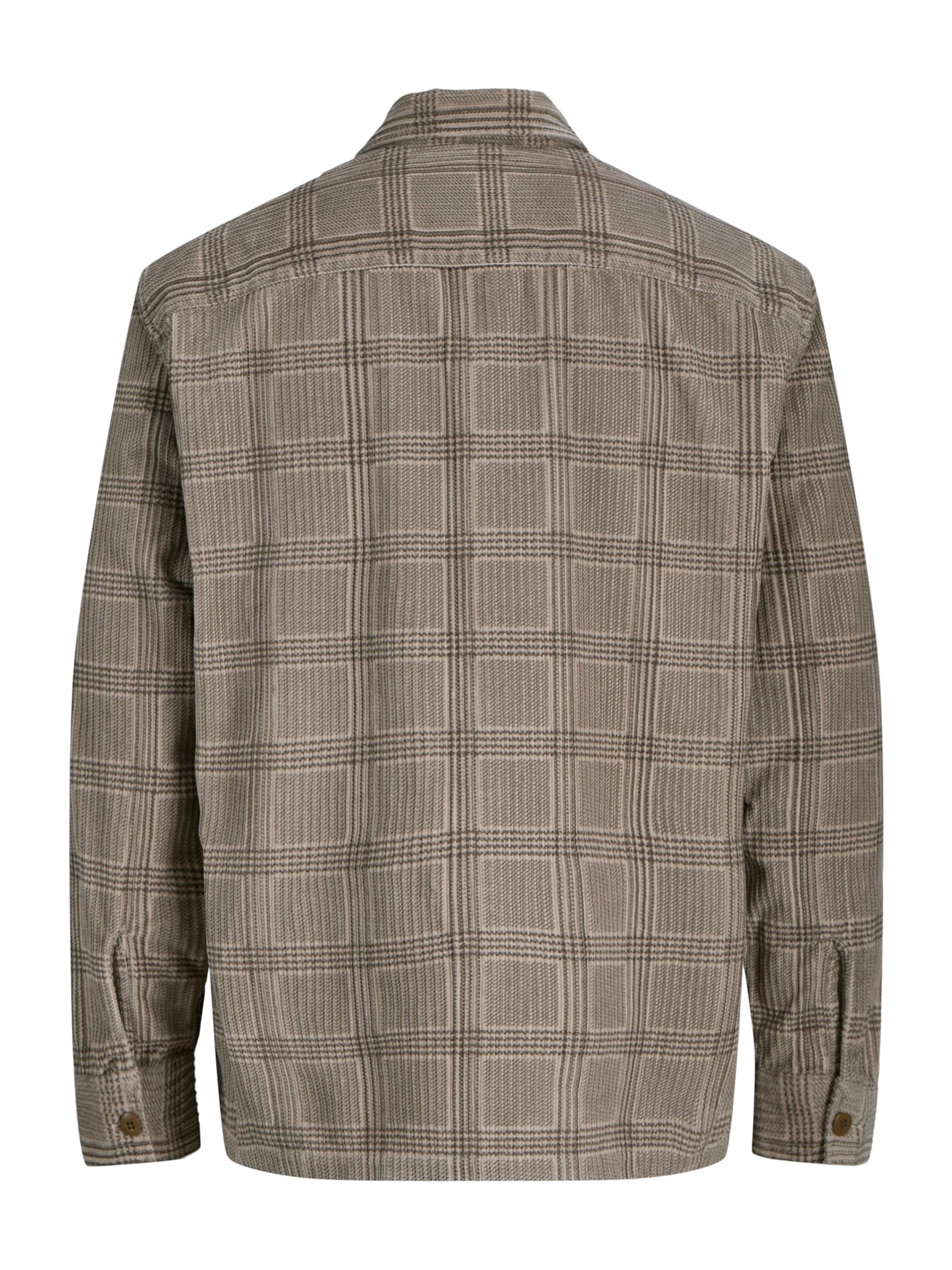 JACK & JONES Классический крой Рубашка 'WILL' в Коричневый