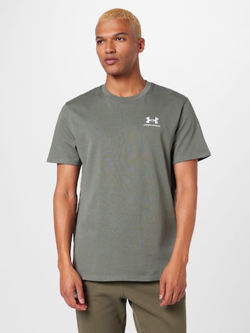 UNDER ARMOUR - Camiseta funcional en verde: frente