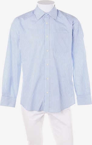 Charles Vögele Button Up Shirt in M in Blue: front