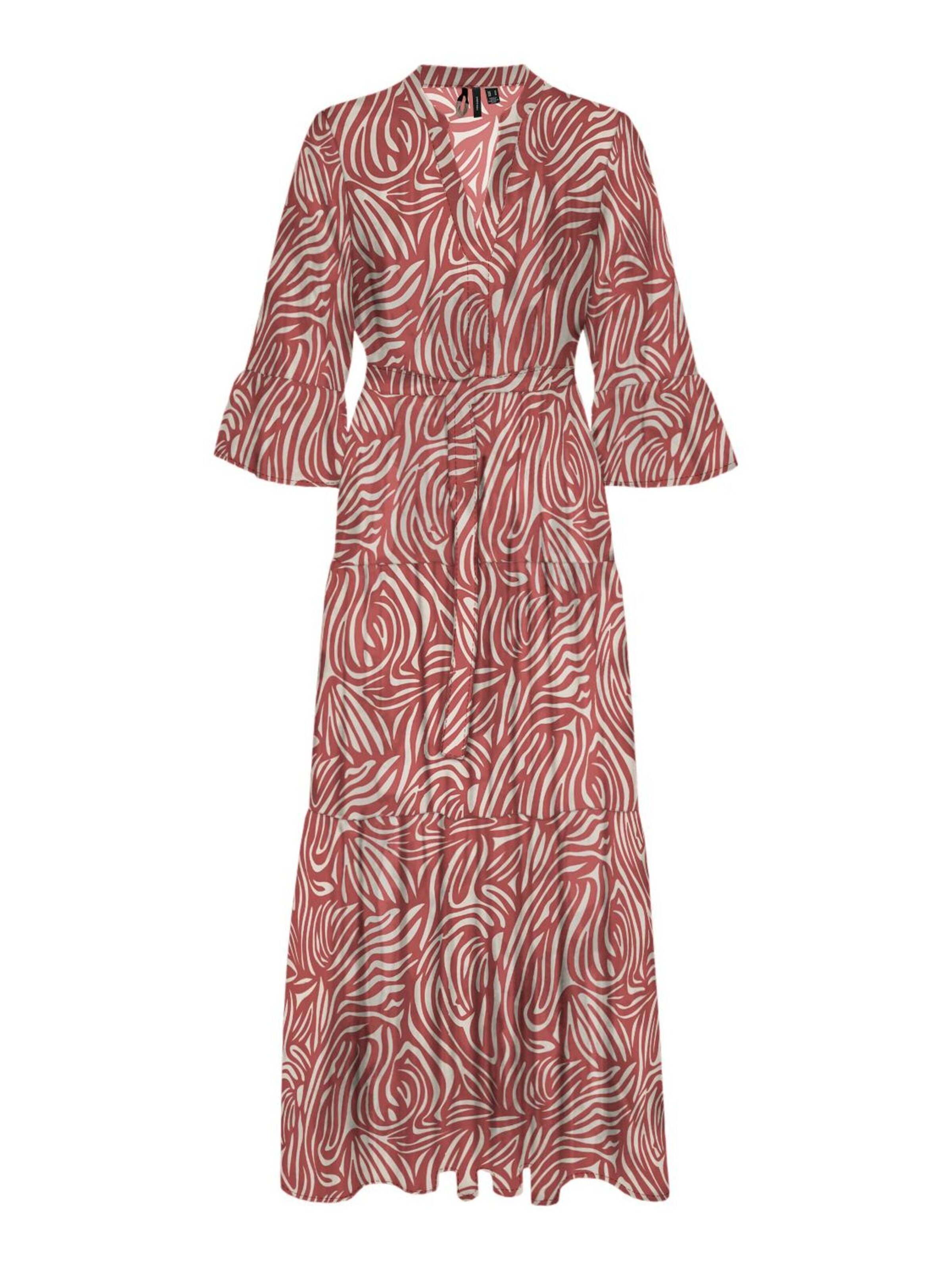 Vero Moda Curve Shirt Dress 'VERA' in Brown: front