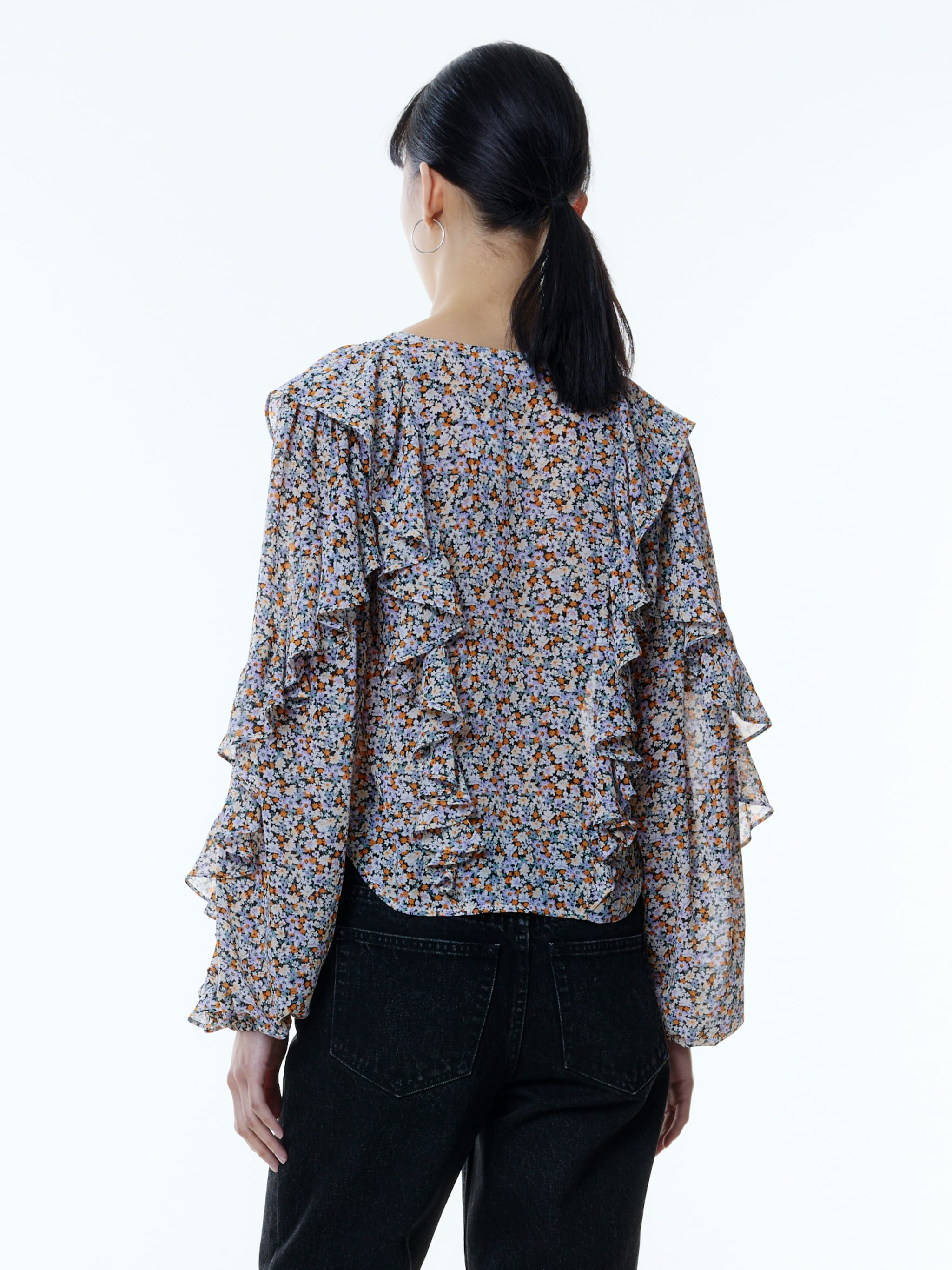 EDITED Bluse 'Ellis' lyseblå