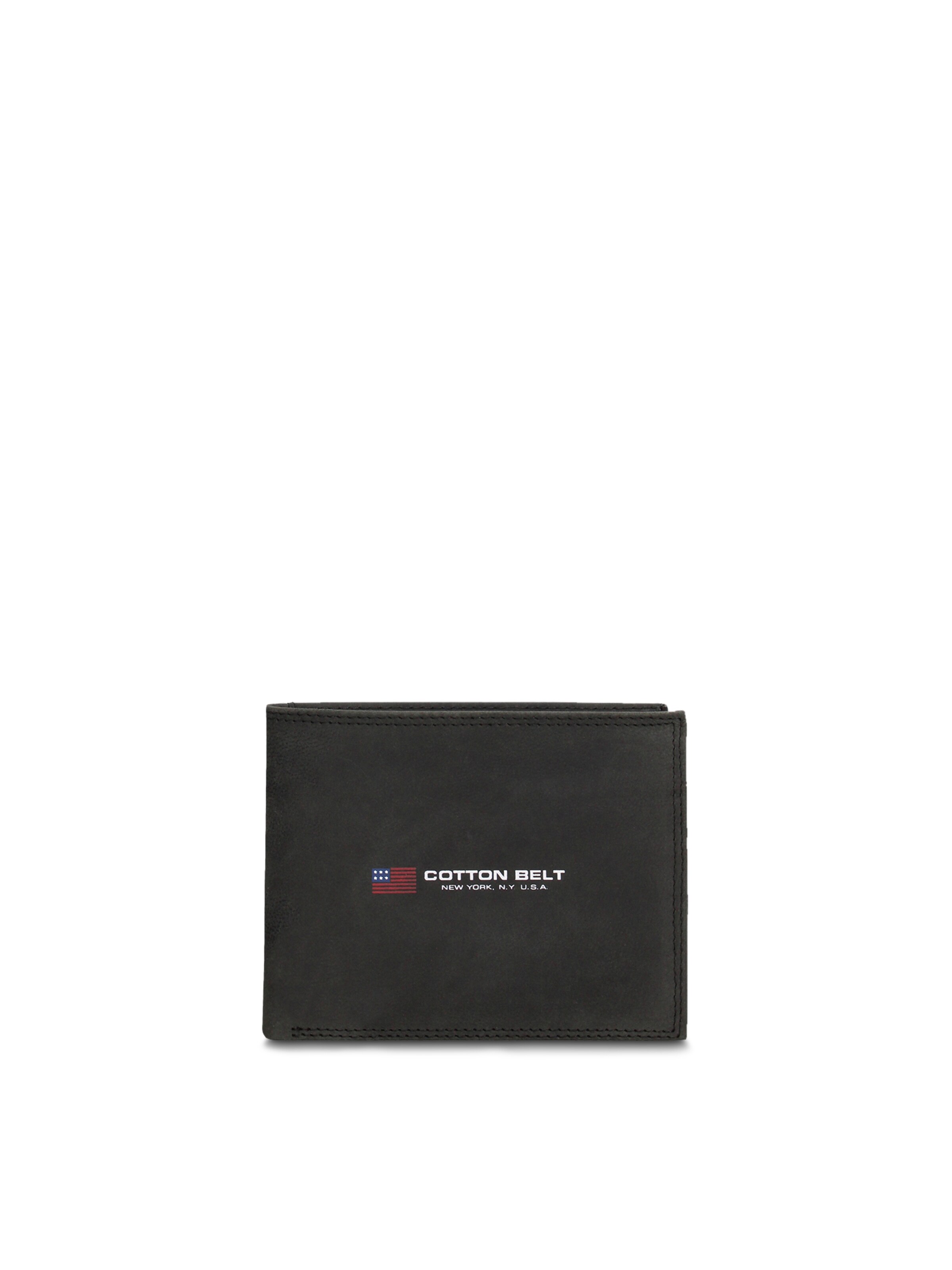 Portamonete di cotton belt in nero: frontale