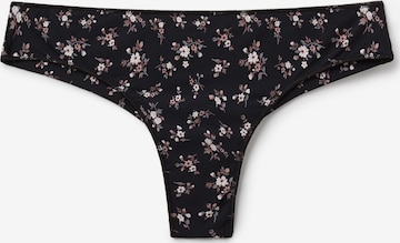 Tezenis Thong in Black: front