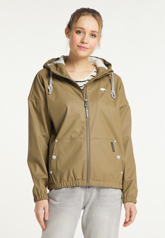 Schmuddelwedda Performance Jacket in Brown: front