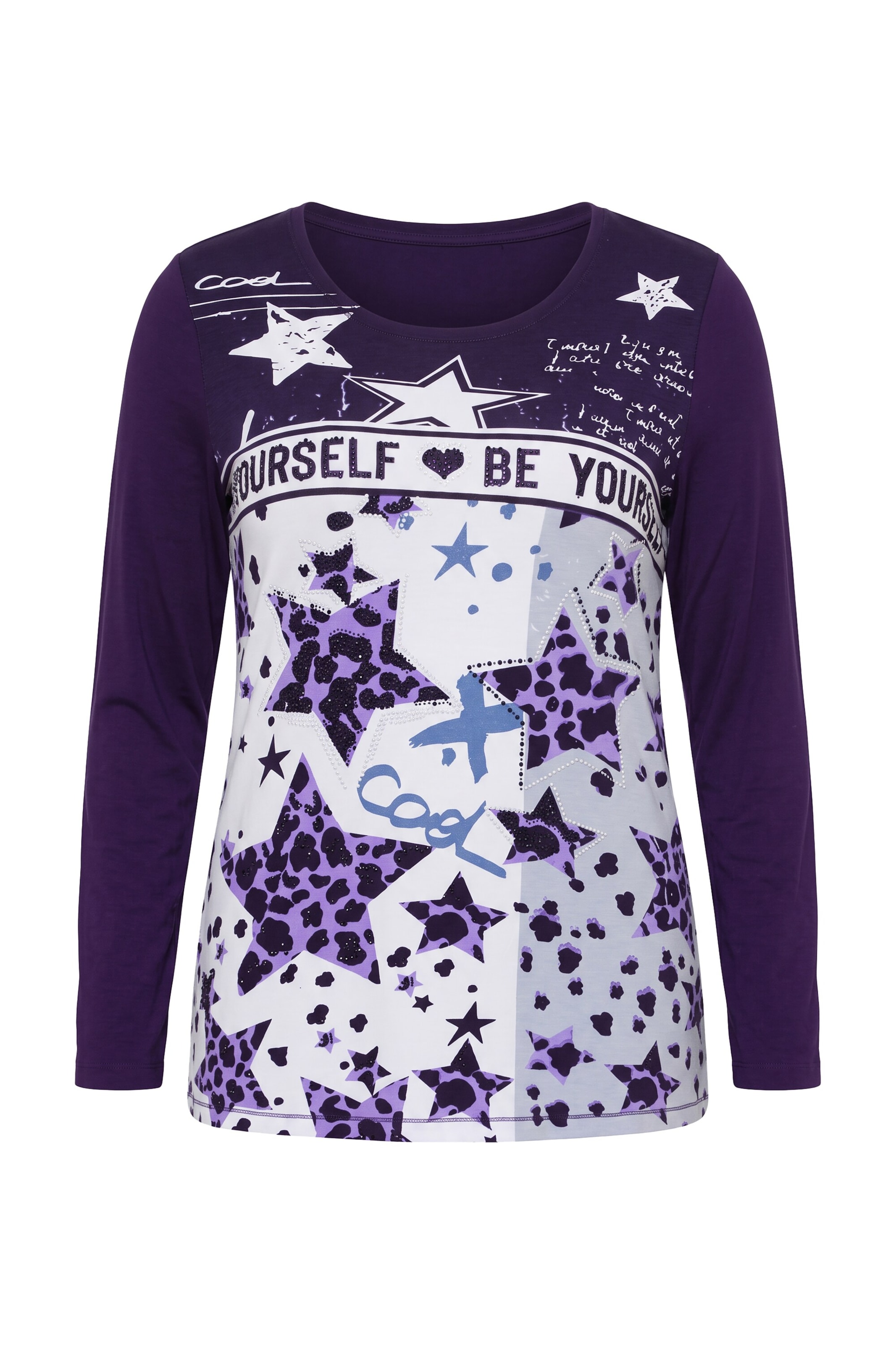 MIAMODA Shirt in Zwart: voorkant