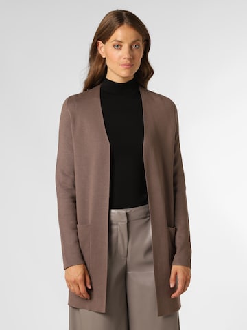 Franco Callegari Knit Cardigan in Brown: front