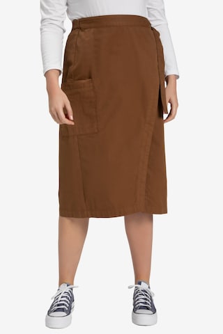 Ulla Popken Skirt in Brown: front